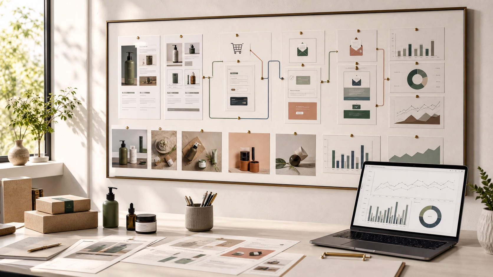 Shopify marketing for orders, product pages, checkout clarity, Klaviyo follow-up, SEO and AI visibility, paid traffic, and revenue reporting.