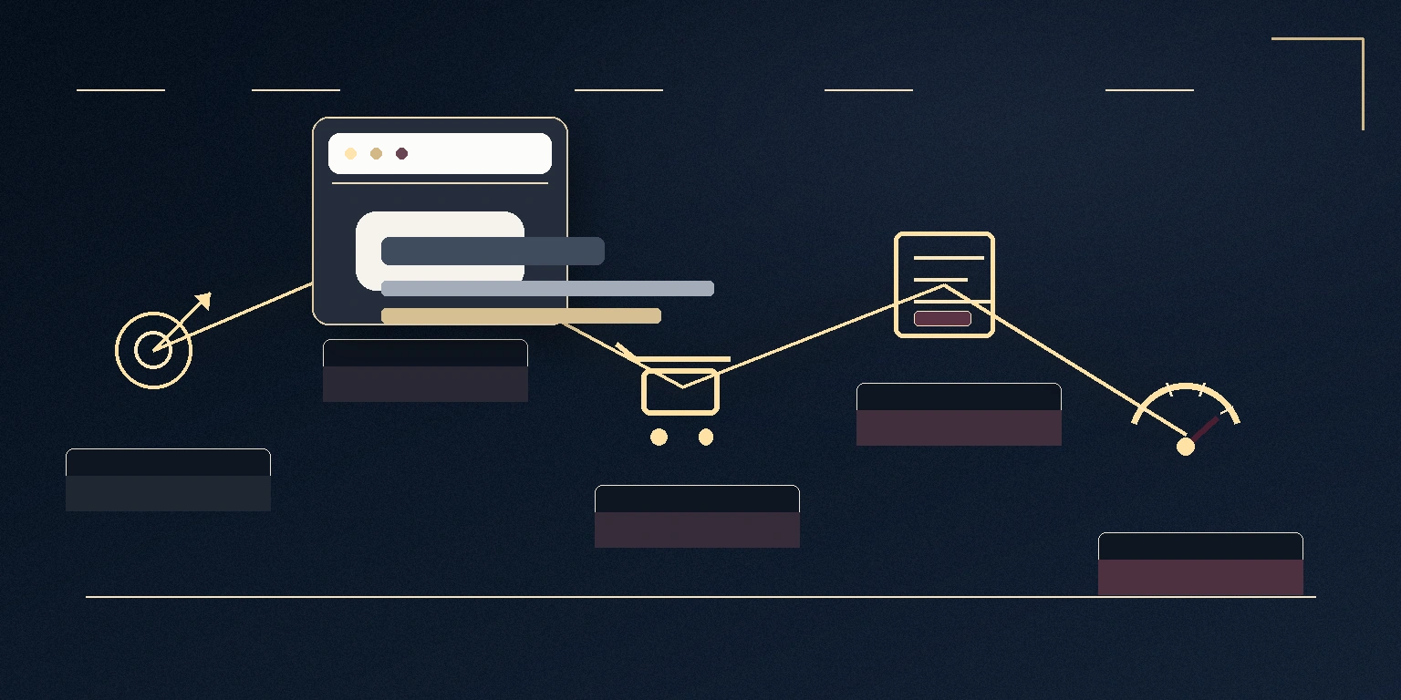Gold marketing services decision icon