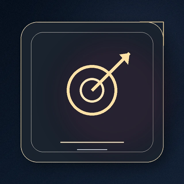 Target click icon for marketing audit review