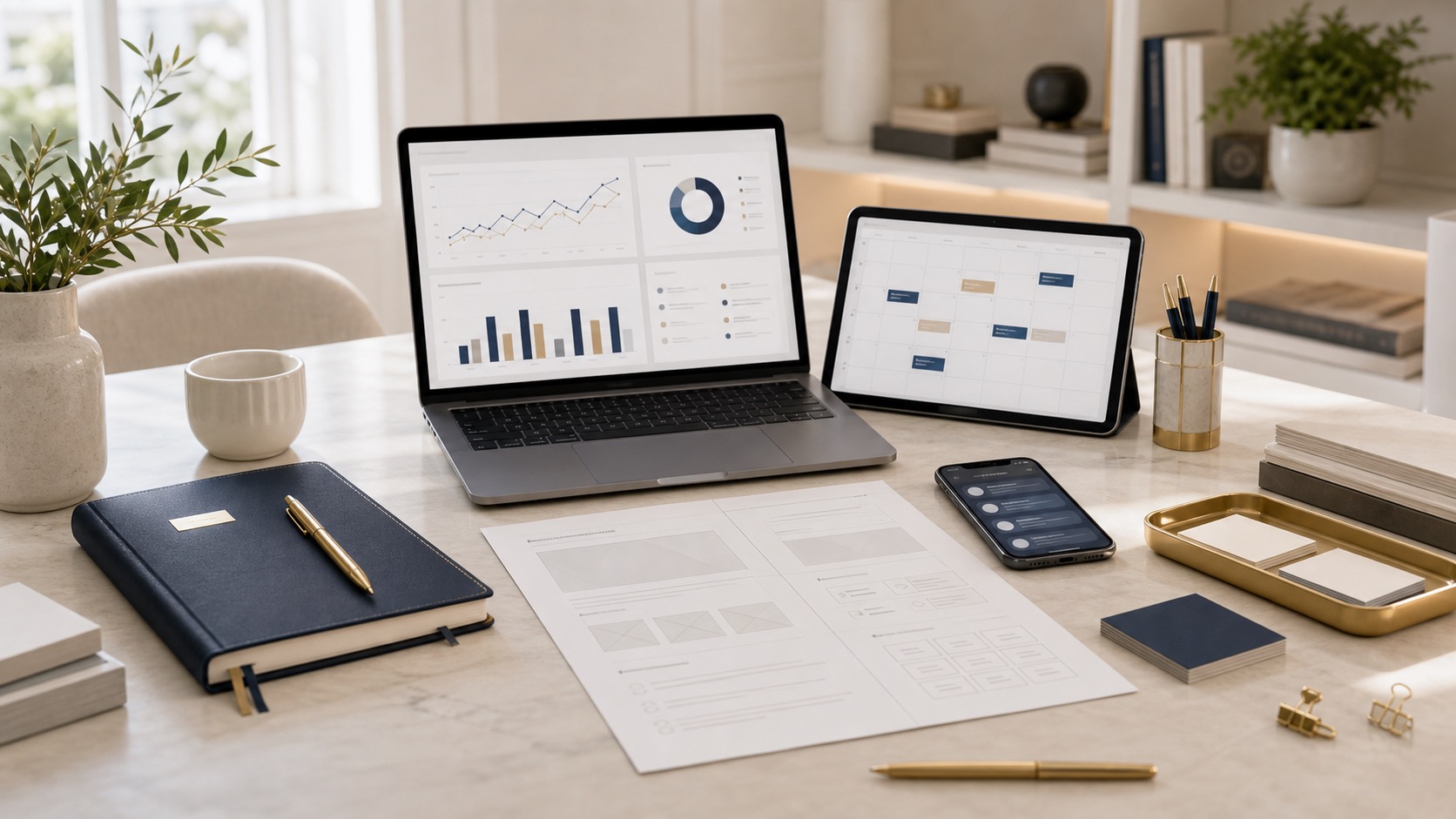 Marketing plan for coaches and consultants built around qualified calls and paid engagements