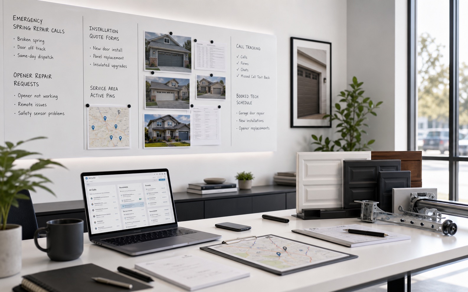 Plumbing. Use it to connect the business type to the service below it without forcing every company into the same marketing answer.