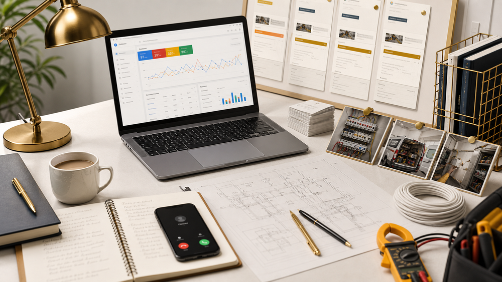 Google Ads for electricians service call flow from search demand to calls, intake, and follow-up