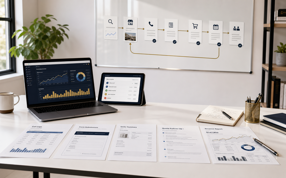 Start a marketing build. Send the page, campaign, store, search surface, or lead path that should be producing more.