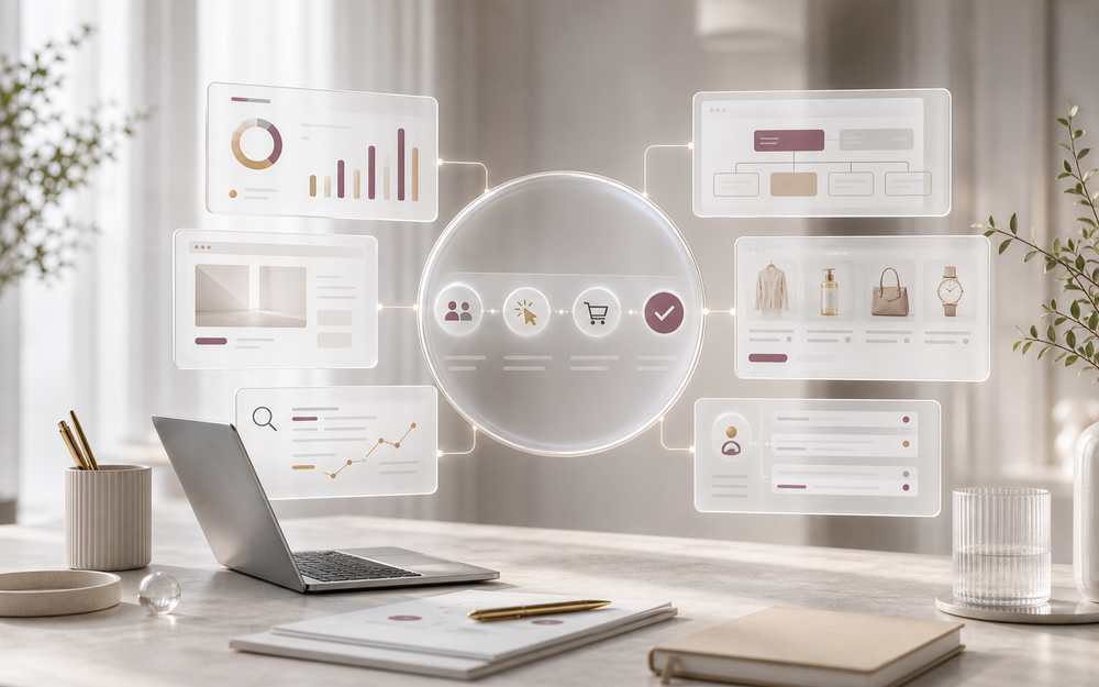 Where marketing gets stuck. Traffic, ads, pages, stores, search, AI, and follow-up.